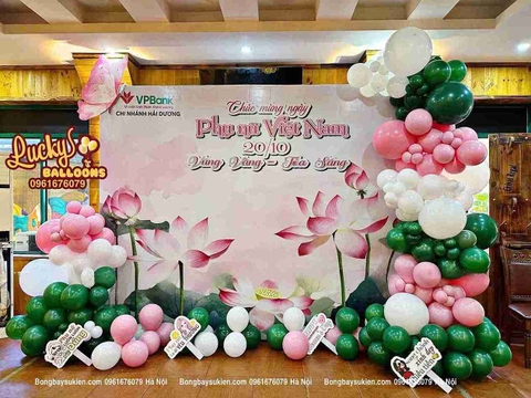 Backdrop Ngày Phụ Nữ Việt Nam