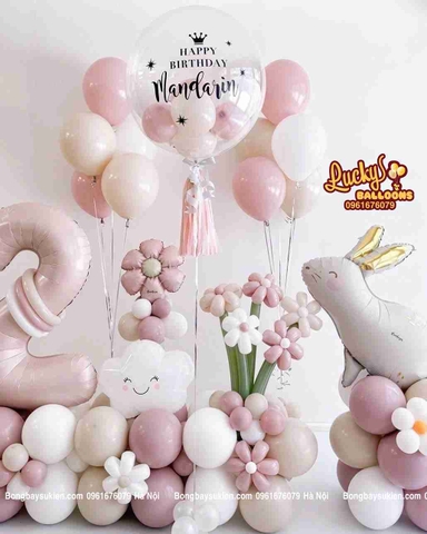 Mẫu Bóng Bay Sinh Nhật Bé Gái Hà Nội