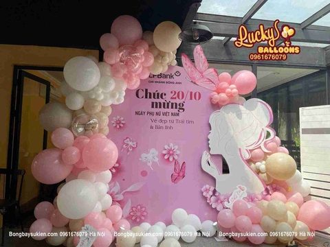 Dịch vụ trang trí 20/10 cho cơ quan doanh nghiệp