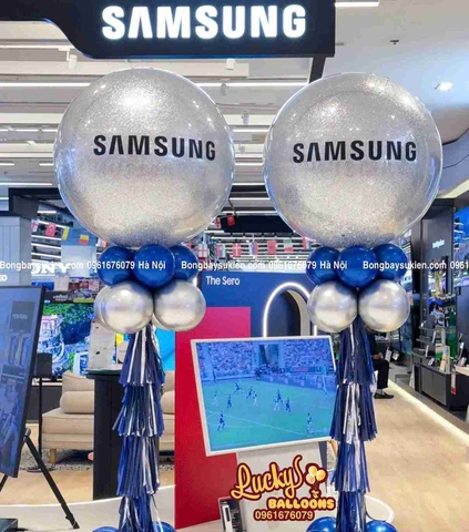 Trụ Bong Bóng Bay Khai Trương Cửa Hàng
