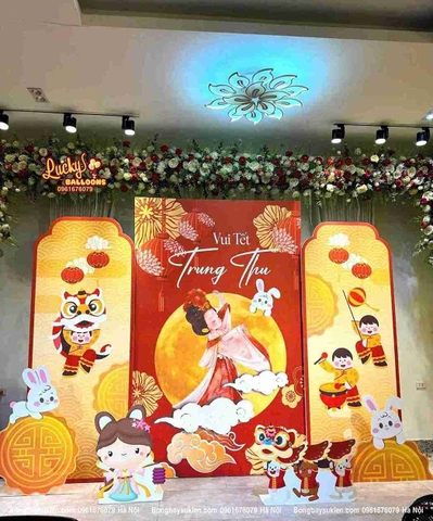 Set Trang Trí Trung Thu Đơn Giản Hà Nội