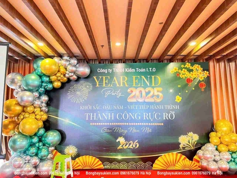 Mẫu Backdrop Tất Niên Công Ty