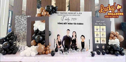 50 Mẫu Backdrop Year End Party Đẹp Nhất