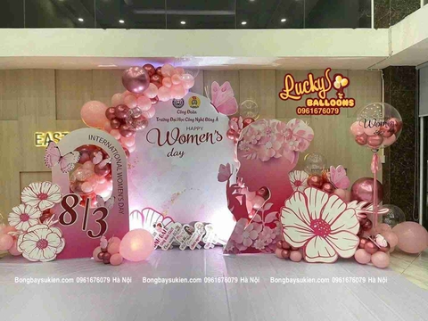 Mẫu Backdrop Ngày Phụ Nữ Việt Nam