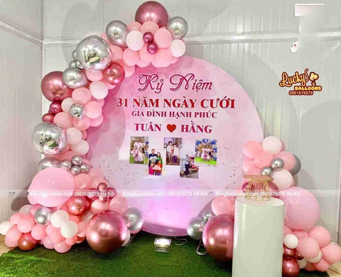 Backdrop Anniversary Kỷ Niệm Ngày Cưới
