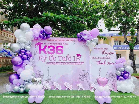 Trang Trí Background Họp Lớp Tại Hà Nội