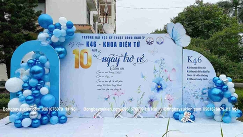 Dịch Vụ Trang Trí Backdrop Họp Lớp Hà Nội