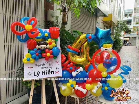 Bóng Bay Sinh Nhật Bé Trai Giá Tốt