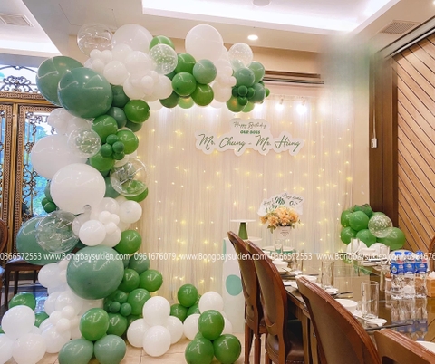 Backdrop Bóng Bay Trang Trí Sinh Nhật Sếp 2