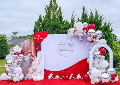 Backdrop chụp hình cưới