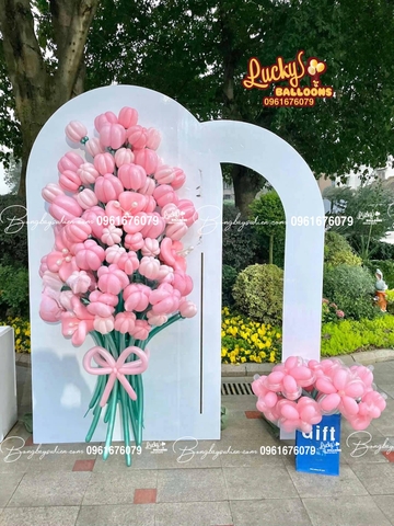 BACKDROP HOA BÓNG BAY KỶ NIỆM NGÀY CƯỚI
