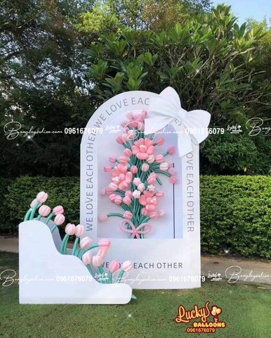 BACKDROP HOA BÓNG BAY SINH NHẬT NGƯỜI YÊU 3