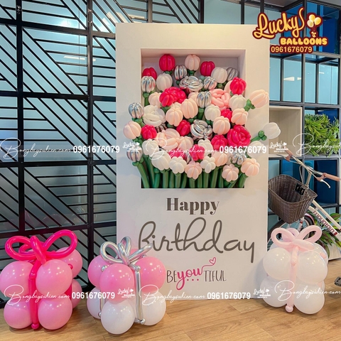 BACKDROP HOA BÓNG BAY SINH NHẬT NGƯỜI YÊU 5