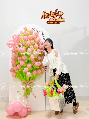 BACKDROP HOA BÓNG BAY SINH NHẬT NGƯỜI YÊU 8
