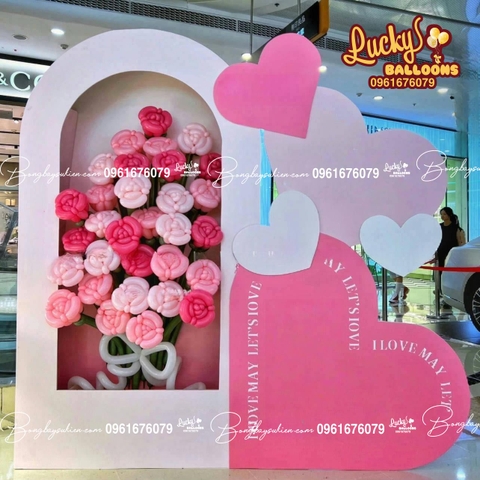 BACKDROP HOA BÓNG BAY SINH NHẬT NGƯỜI YÊU