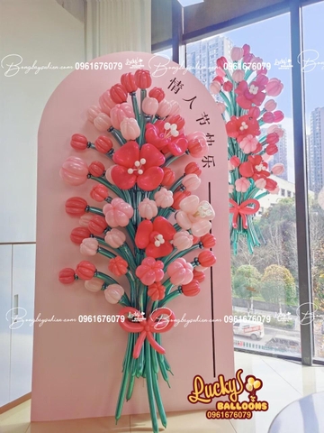 BACKDROP HOA BÓNG BAY TRANG TRÍ SINH NHẬT 1