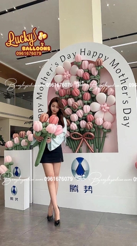 BACKDROP HOA BÓNG BAY TRANG TRÍ SINH NHẬT 5