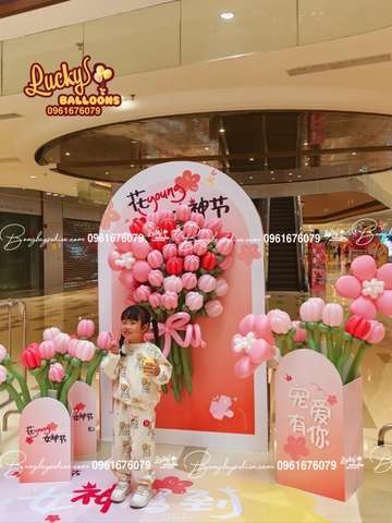 BACKDROP HOA BÓNG BAY TRANG TRÍ SINH NHẬT 9