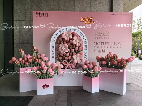 BACKDROP HOA BÓNG BAY TRANG TRÍ SỰ KIỆN