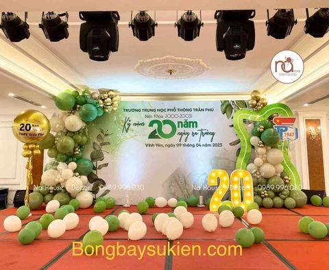 backdrop họp lớp 15 năm ngày ra trường