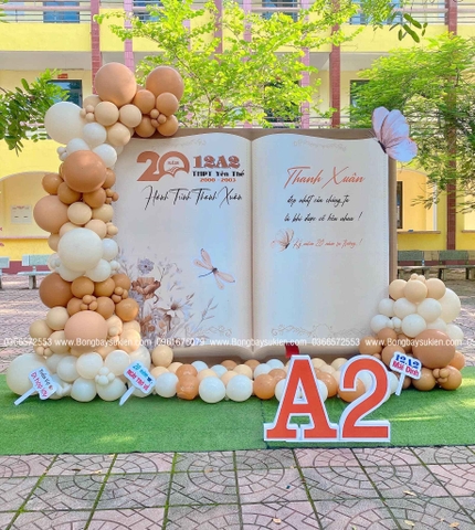 Backdrop Họp Lớp Cấp 3 Tại Hà Đông Giá Rẻ