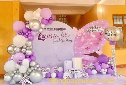 Backdrop họp lớp đẹp tại Hà Nội