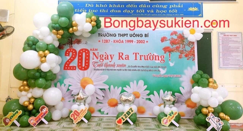 Backdrop họp lớp đẹp tại Hà Nội