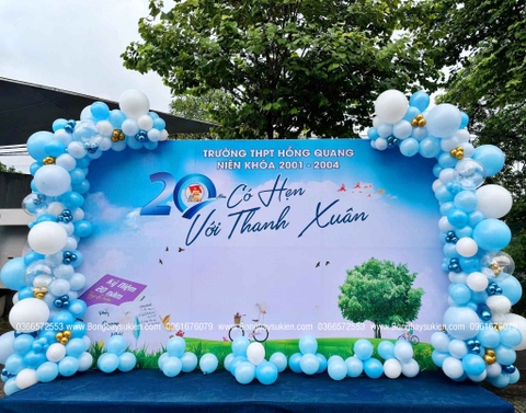 Backdrop Họp Lớp Kỷ Niệm 10 Năm Tại Tây Hồ