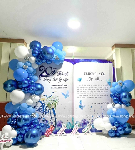 Backdrop họp lớp kỷ niệm 20 năm Hà Nội đẹp