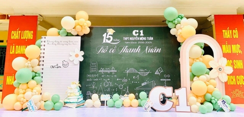 Backdrop họp lớp phông họp lớp đẹp