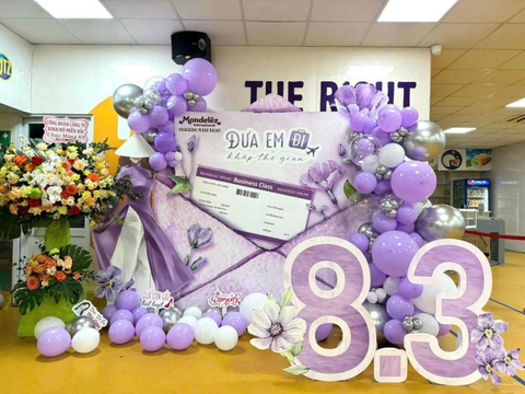 Backdrop Trang Trí 8/3 Ấn Tượng Cho Chị Em Phụ Nữ