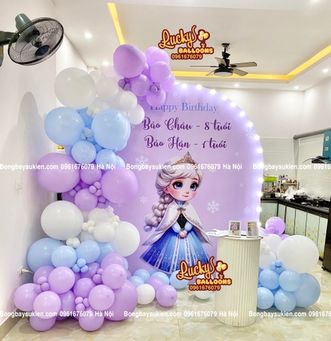 Backdrop sinh nhật bé gái tại Hà Nội