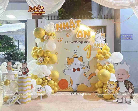 Backdrop Sinh Nhật Bé Trai Hà Nội