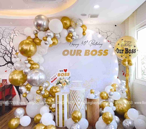 Backdrop Sinh Nhật Sếp