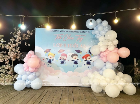 Backdrop Tổng Kết Năm Học Đẹp Tại Vinhomes