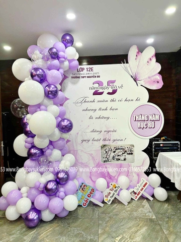 Backdrop Trang Trí Họp Lớp Đẹp Ở Hoài Đức