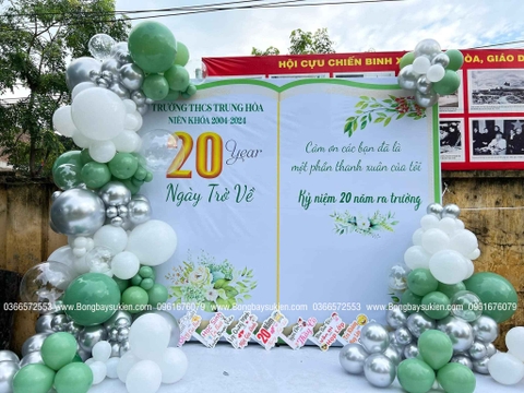 Backdrop Trang Trí Họp Lớp Giá Rẻ Ở Hà Đông