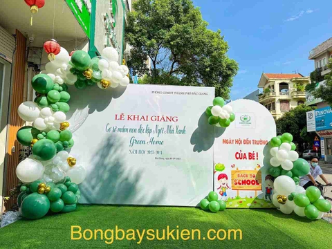 Backdrop Trang Trí Khai Giảng Tại Cầu Giấy
