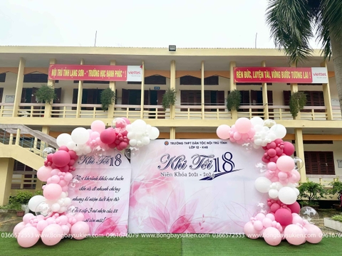 Backdrop Trang Trí Lễ Tri Ân Và Trưởng Thành