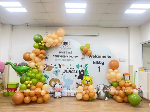 Backdrop Trang Trí Sân Khấu Tổng Kết Năm Học