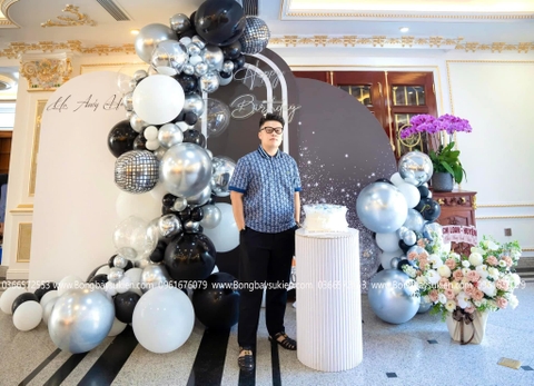 Backdrop Trang Trí Sinh Nhật Cho Sếp Nam