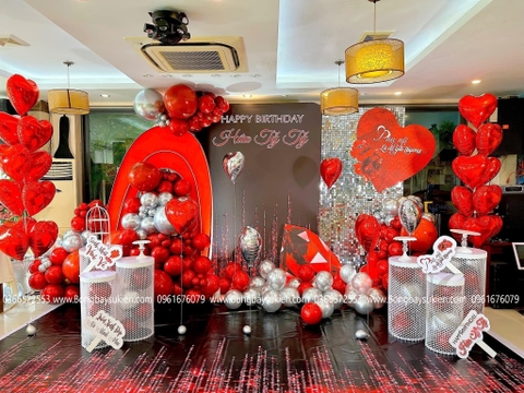 Backdrop Trang Trí Sinh Nhật Cho Sếp Nữ