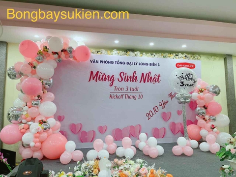 Backdrop Trang Trí Sinh Nhật Công Ty