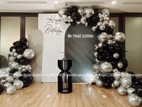 Backdrop trang trí sinh nhật sếp nam đẹp