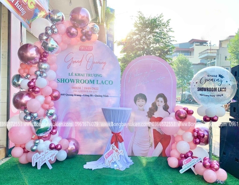 Backdrop Trang Trí Tiệc Khai Trương Giá Rẻ