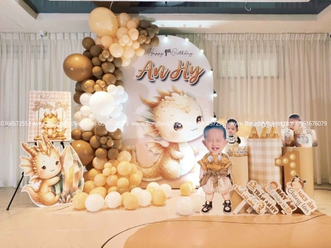 Background Sinh Nhật Bé Trai Tuổi Rồng