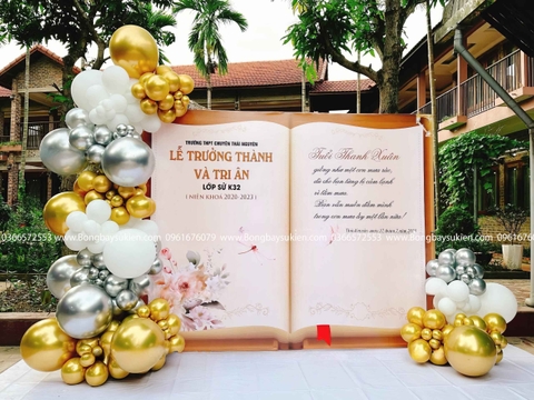 Background Trang Trí Lễ Trưởng Thành Đẹp