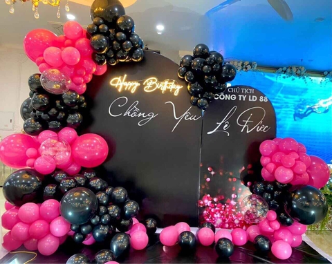 Background Trang Trí Sinh Nhật Sếp Đẹp