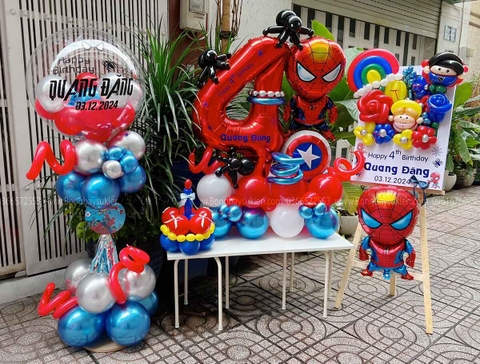 bảng hoa bóng bay dễ thương cho bé