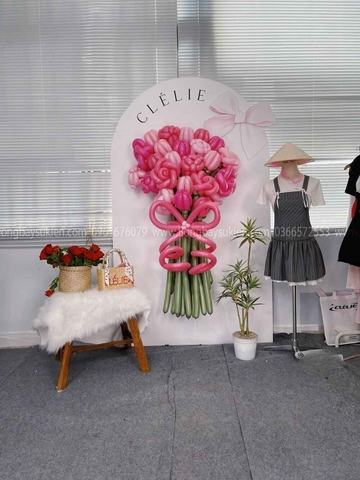 Bảng hoa bóng bay khai trương cửa hàng